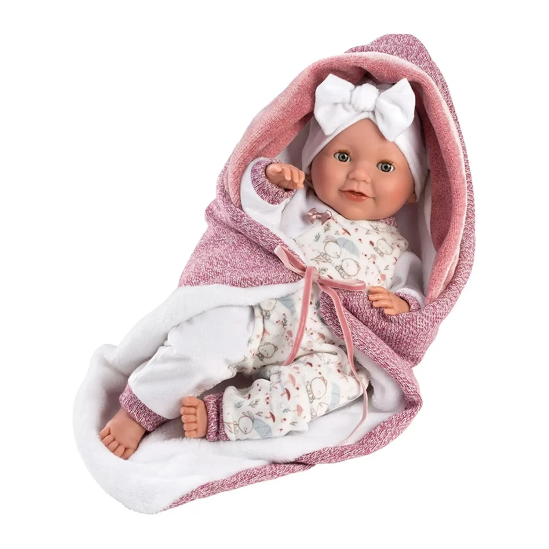 Cover: 8426265740406 | Babypuppe Heidi mit Schlafaugen 42cm | 1074040 | LLORENS