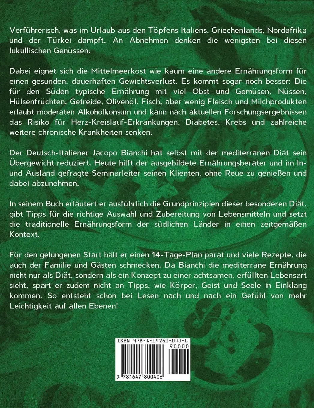 Rückseite: 9781647800406 | Die mediterrane Küche | Jacopo Bianchi | Buch | 2019 | Iberias