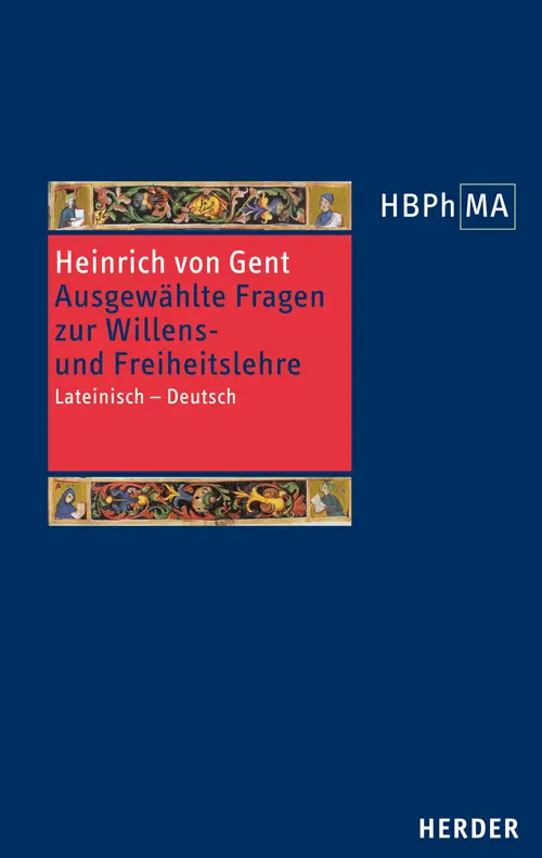 Cover: 9783451340406 | Herders Bibliothek der Philosophie des Mittelalters 2. Serie....