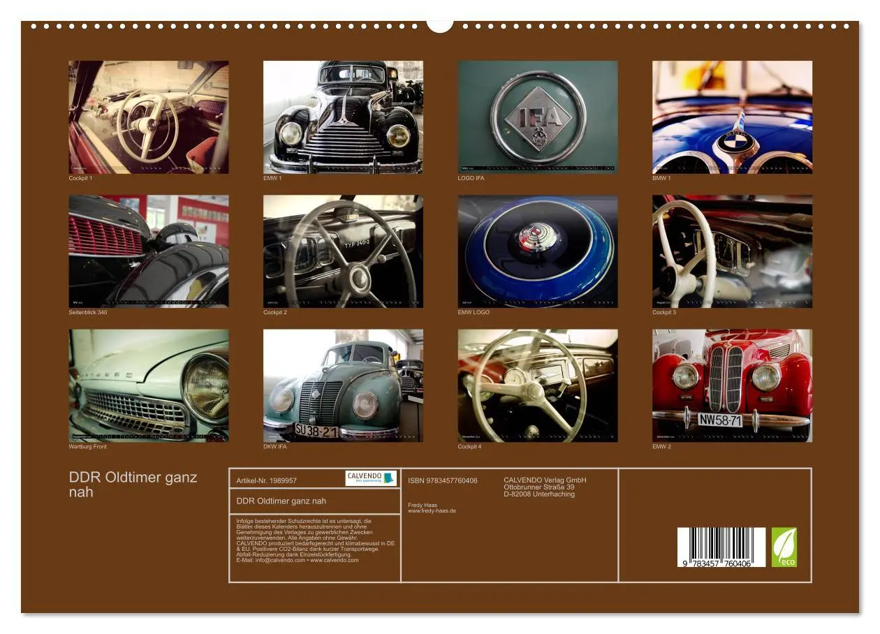 Bild: 9783457760406 | DDR Oldtimer ganz nah (hochwertiger Premium Wandkalender 2026 DIN...