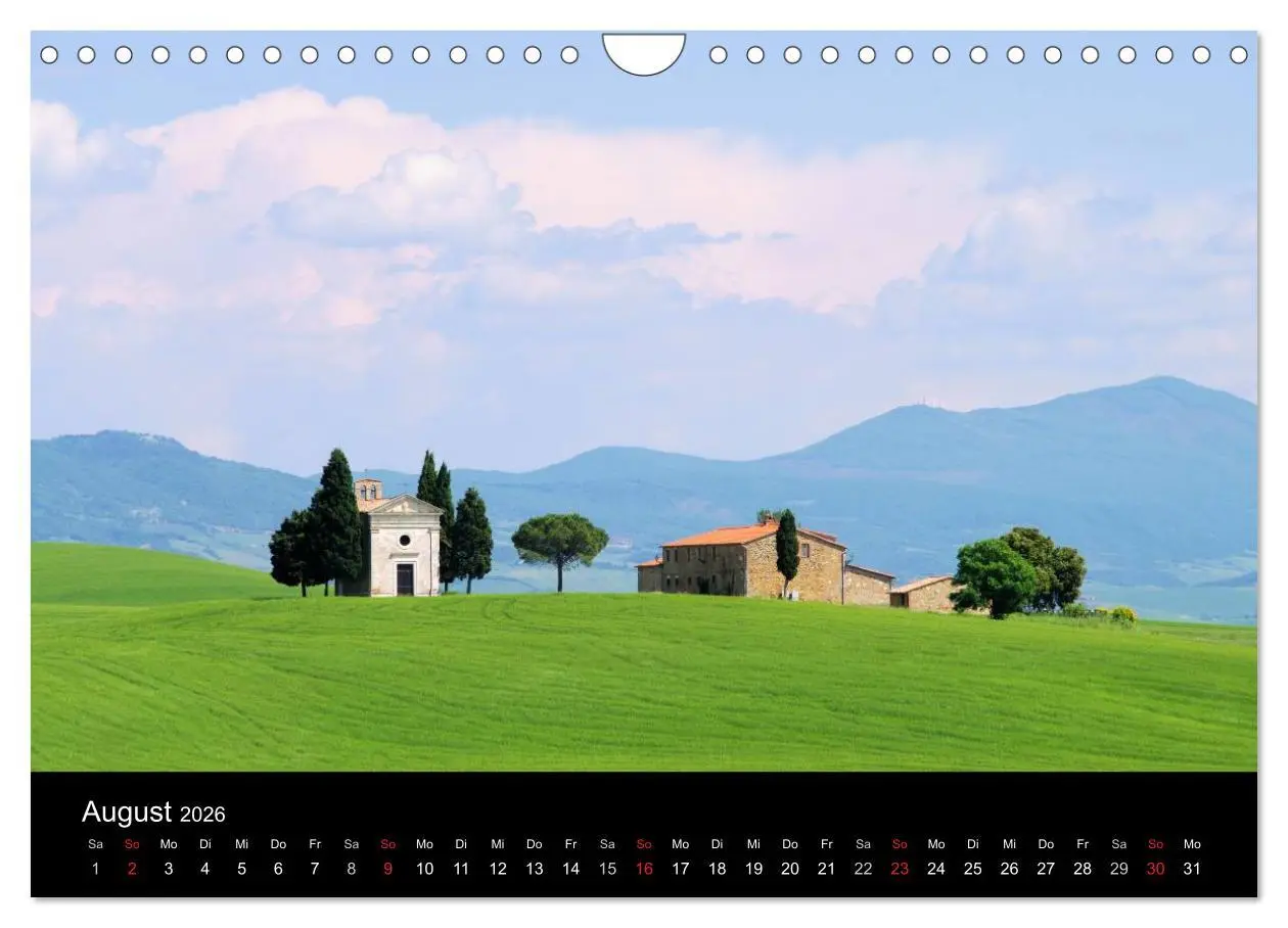 Bild: 9783516160406 | Toskana - Traumlandschaft in Italien (Wandkalender 2026 DIN A4...