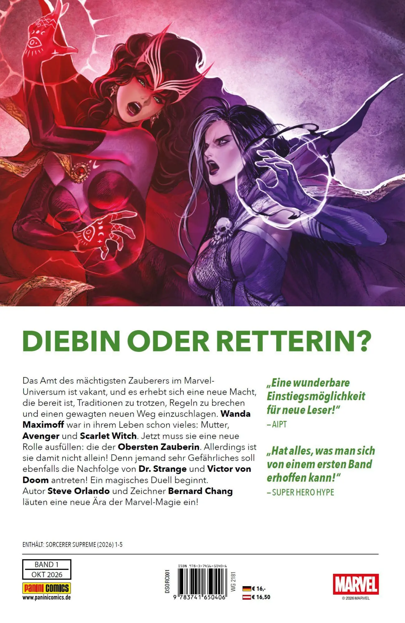Bild: 9783741650406 | Scarlet Witch: Die oberste Zauberin | Bd. 1: Magische Rebellion | Buch