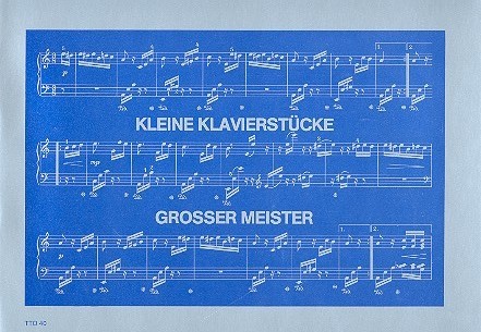Cover: 9790500130406 | Kleine Klavierstücke großer Meister für Klavier | Charlotte Hooge