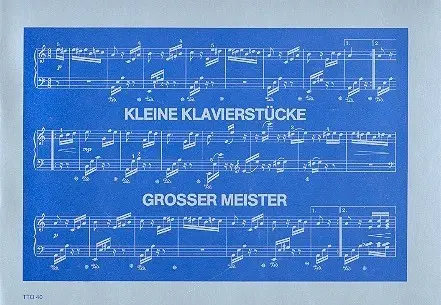 Cover: 9790500130406 | Kleine Klavierstücke großer Meister für Klavier | Charlotte Hooge