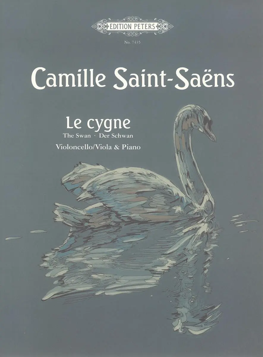 Cover: 9790577080406 | Le cygne (Der Schwan) | für Viola oder Violoncello und Klavier | Buch