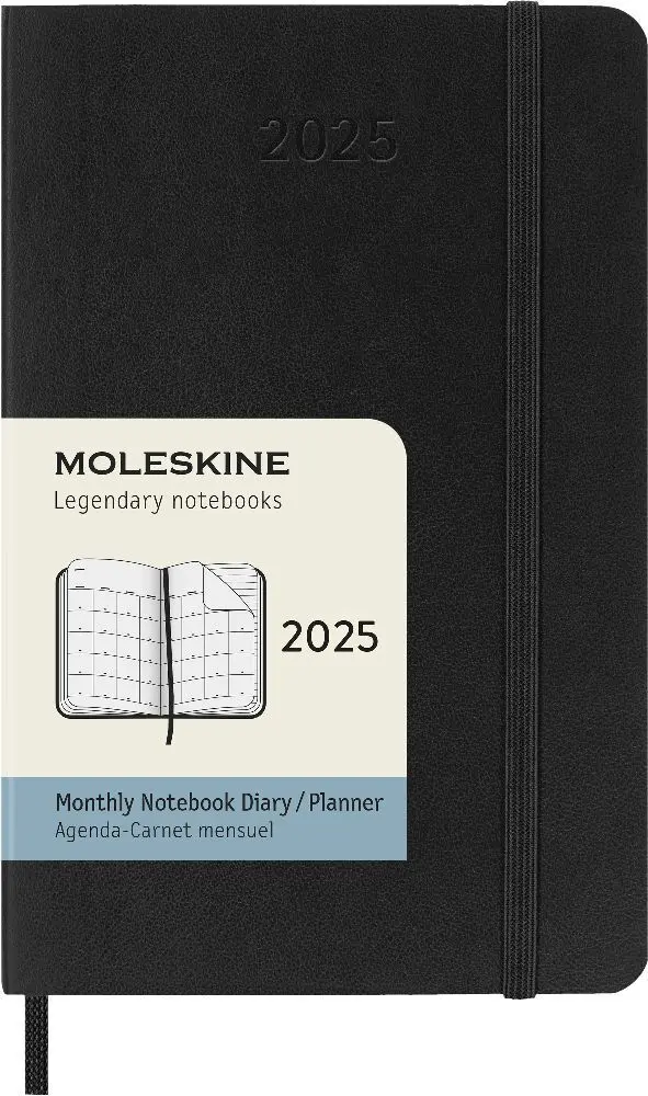 Bild: 8056999270506 | Moleskine 12 Monate Monatsnotizkalender 2025, P/A6 | Buch | 128 S.