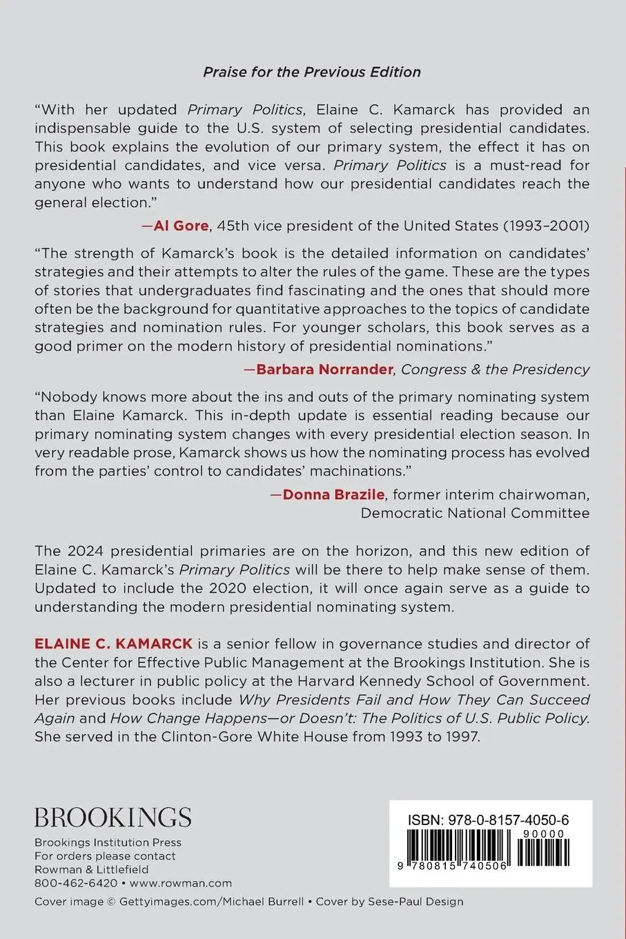 Rückseite: 9780815740506 | Primary Politics | Elaine C. Kamarck | Taschenbuch | Englisch | 2023