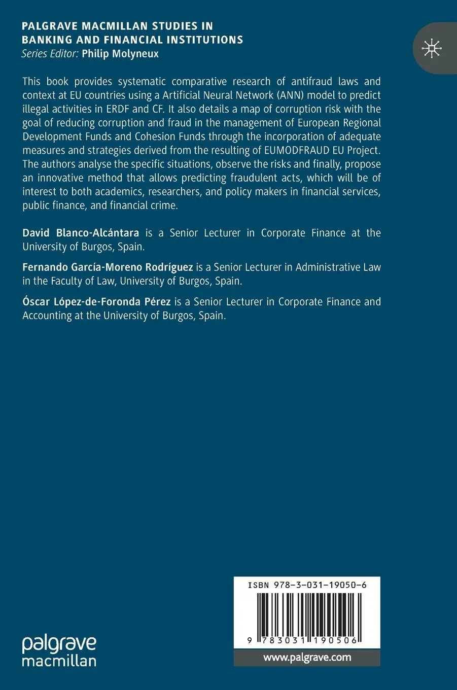 Rückseite: 9783031190506 | Fraud and Corruption in EU Funding | David Blanco-Alcántara (u. a.)