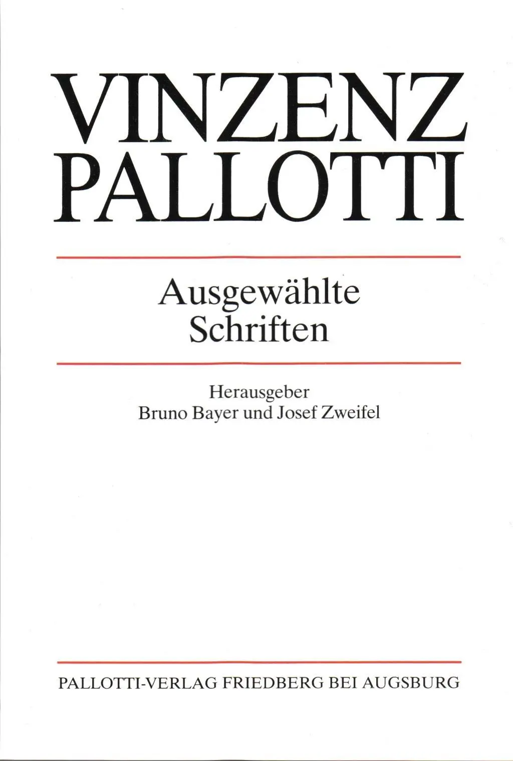 Cover: 9783876140506 | Pallotti, V: Ausgewählte Schriften | Vinzenz Pallotti | Taschenbuch