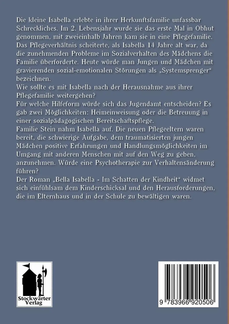 Rückseite: 9783966920506 | Bella Isabella | Im Schatten der Kindheit | Margit S. Schiwarth-Lochau