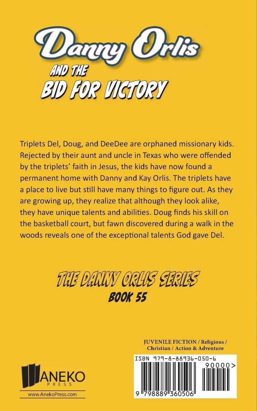 Rückseite: 9798889360506 | Danny Orlis and the Bid for Victory | Bernard Palmer | Taschenbuch