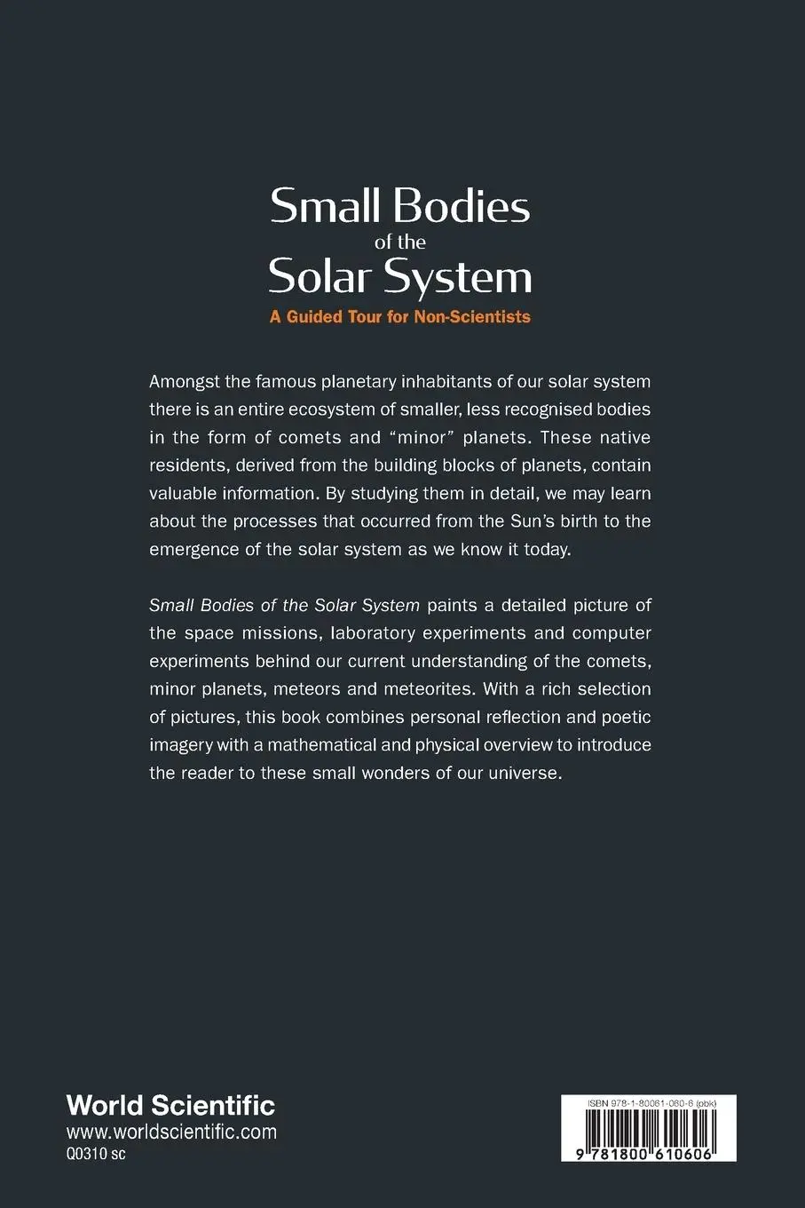 Rückseite: 9781800610606 | SMALL BODIES OF THE SOLAR SYSTEM | Hans Rickman | Taschenbuch | 2021