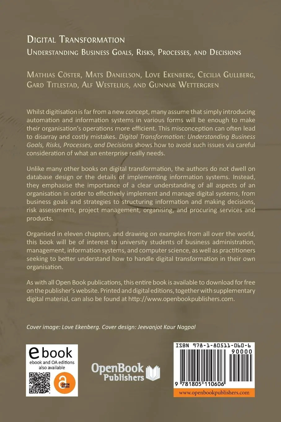 Rückseite: 9781805110606 | Digital Transformation | Mathias Cöster (u. a.) | Taschenbuch | 2023