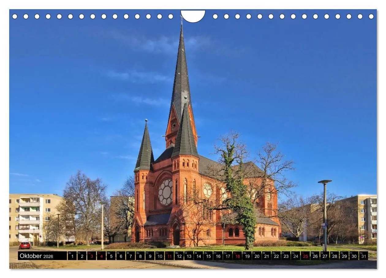 Bild: 9783516140606 | Dessau (Wandkalender 2026 DIN A4 quer), CALVENDO Monatskalender | 2026