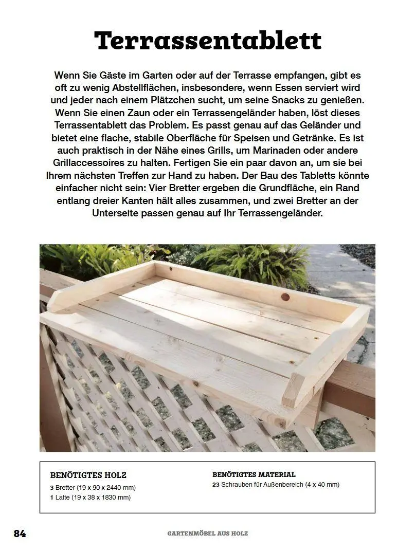 Bild: 9783702020606 | Gartenmöbel aus Holz | Super-simpel selbst gemacht | Randall Maxey