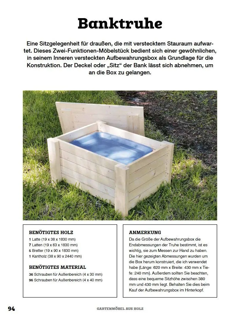 Bild: 9783702020606 | Gartenmöbel aus Holz | Super-simpel selbst gemacht | Randall Maxey