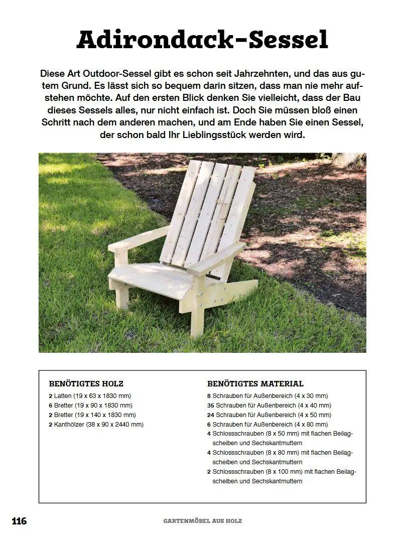 Bild: 9783702020606 | Gartenmöbel aus Holz | Super-simpel selbst gemacht | Randall Maxey