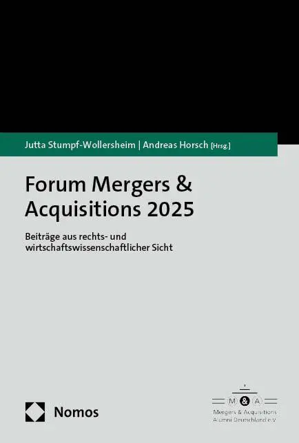 Cover: 9783756030606 | Forum Mergers &amp; Acquisitions 2025 | Jutta Stumpf-Wollersheim (u. a.)