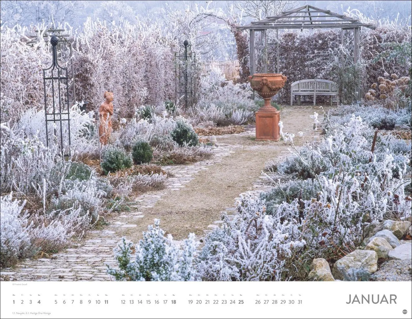 Bild: 9783756410606 | Gartenparadies Posterkalender 2026 | Heye | Kalender | Spiralbindung