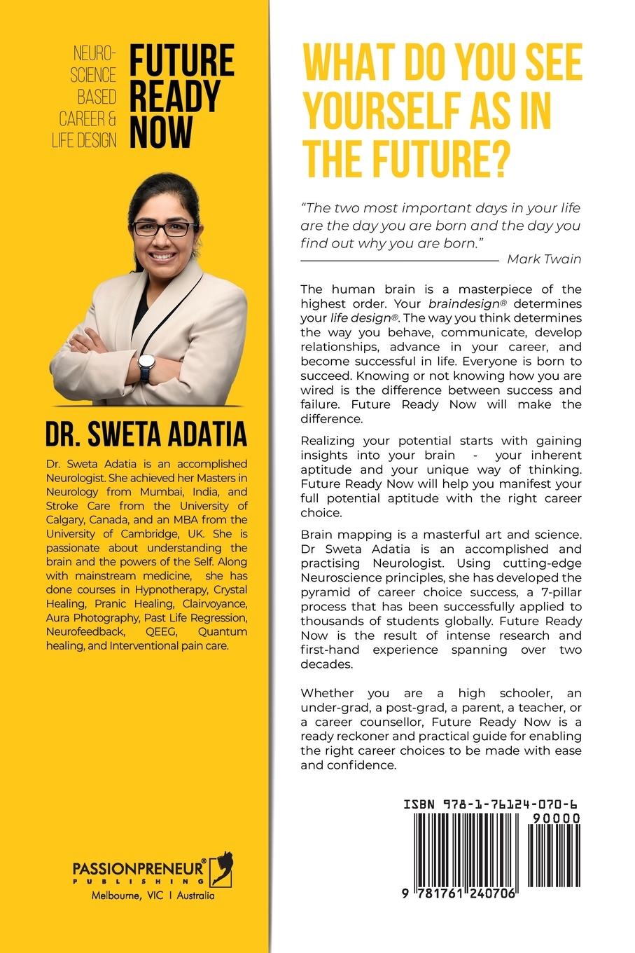 Rückseite: 9781761240706 | Future Ready Now | Sweta Adatia | Taschenbuch | Englisch | 2022
