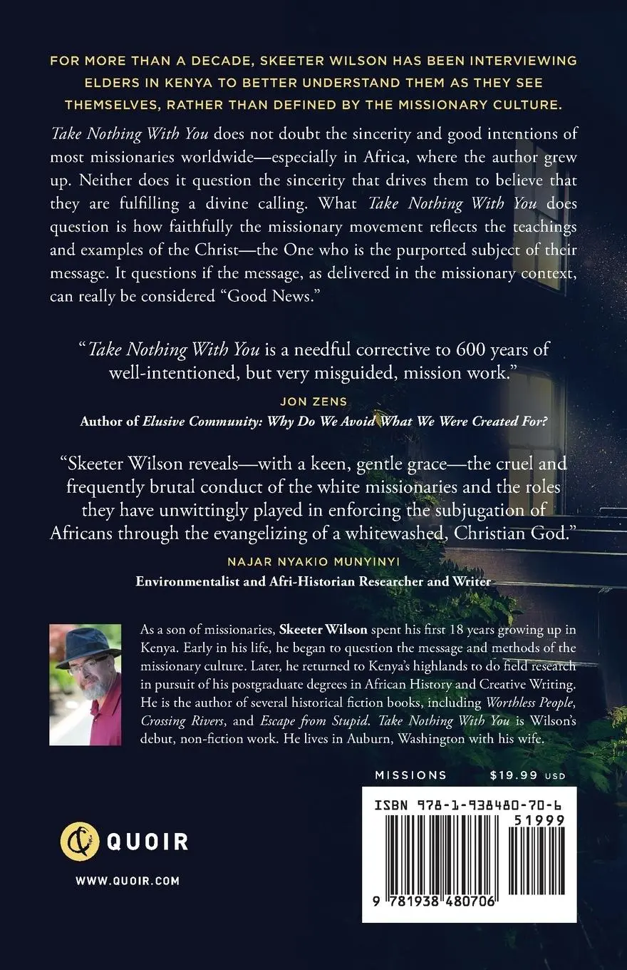 Rückseite: 9781938480706 | Take Nothing With You | Rethinking the Role of Missionaries | Wilson