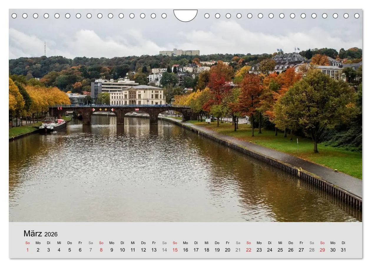 Bild: 9783516060706 | Saarland - unbekannte Schönheit (Wandkalender 2026 DIN A4 quer),...
