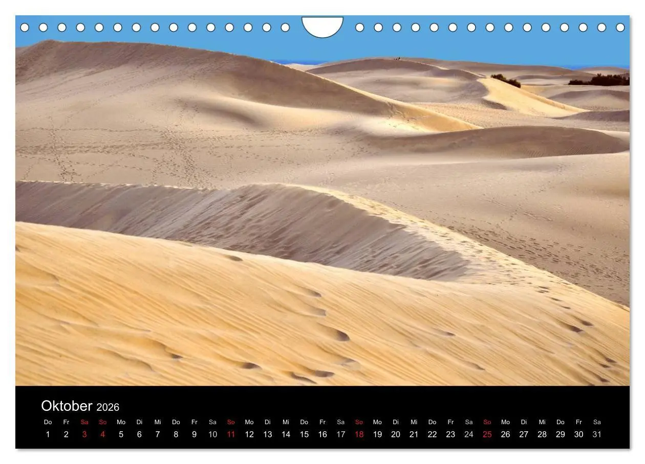 Bild: 9783516200706 | GRAN CANARIA/Dünen von Maspalomas (Wandkalender 2026 DIN A4 quer),...
