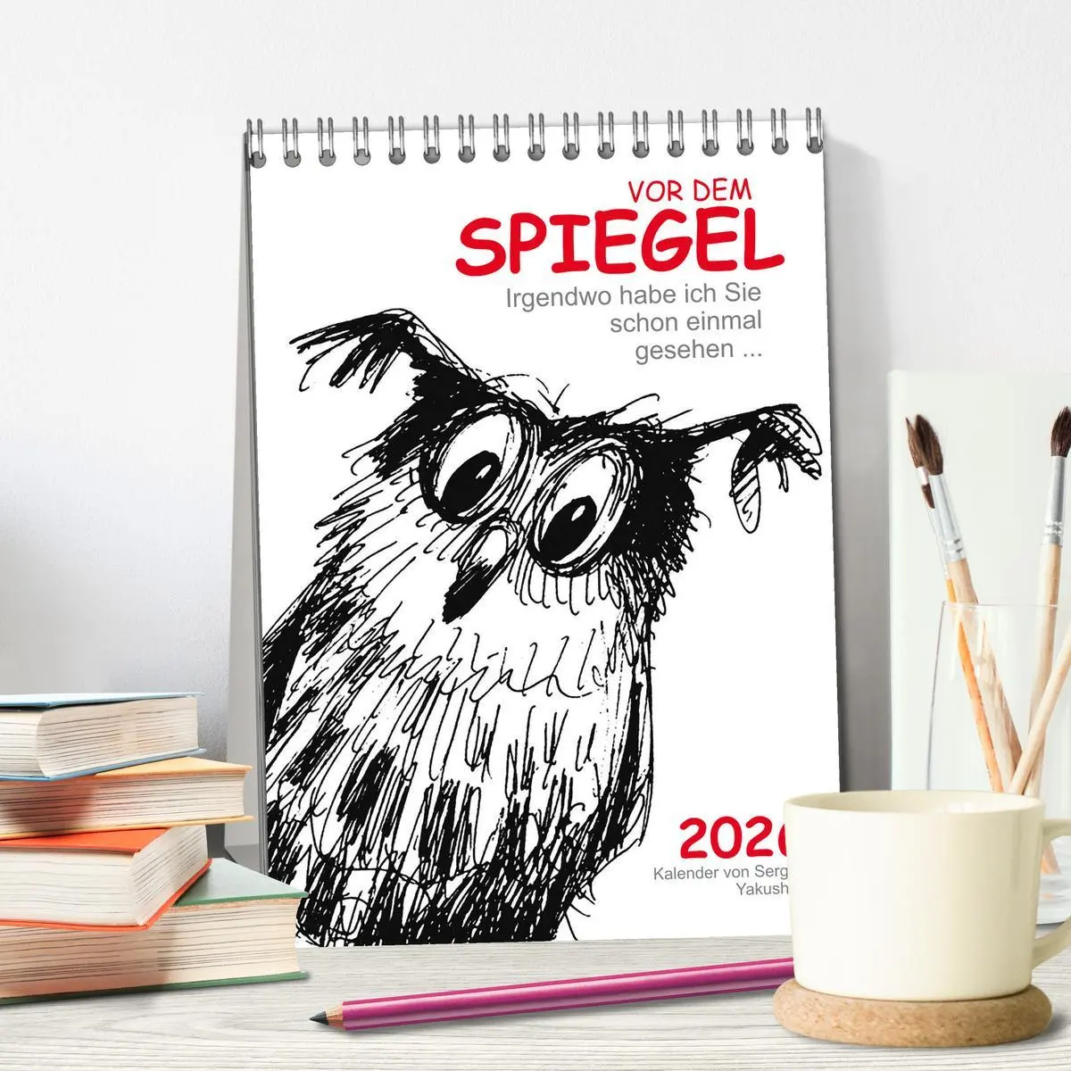 Bild: 9783516370706 | Vor dem Spiegel 2026 (Tischkalender 2026 DIN A5 hoch), CALVENDO...