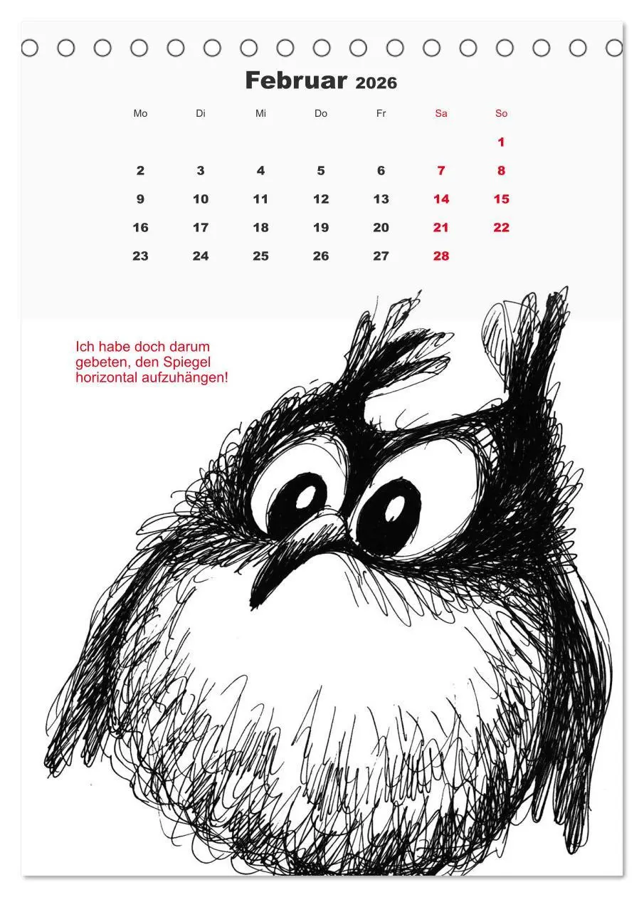 Bild: 9783516370706 | Vor dem Spiegel 2026 (Tischkalender 2026 DIN A5 hoch), CALVENDO...