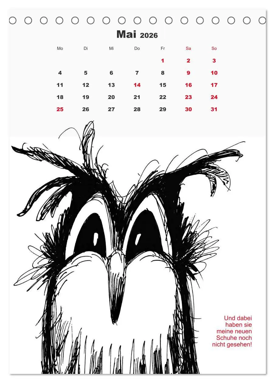 Bild: 9783516370706 | Vor dem Spiegel 2026 (Tischkalender 2026 DIN A5 hoch), CALVENDO...