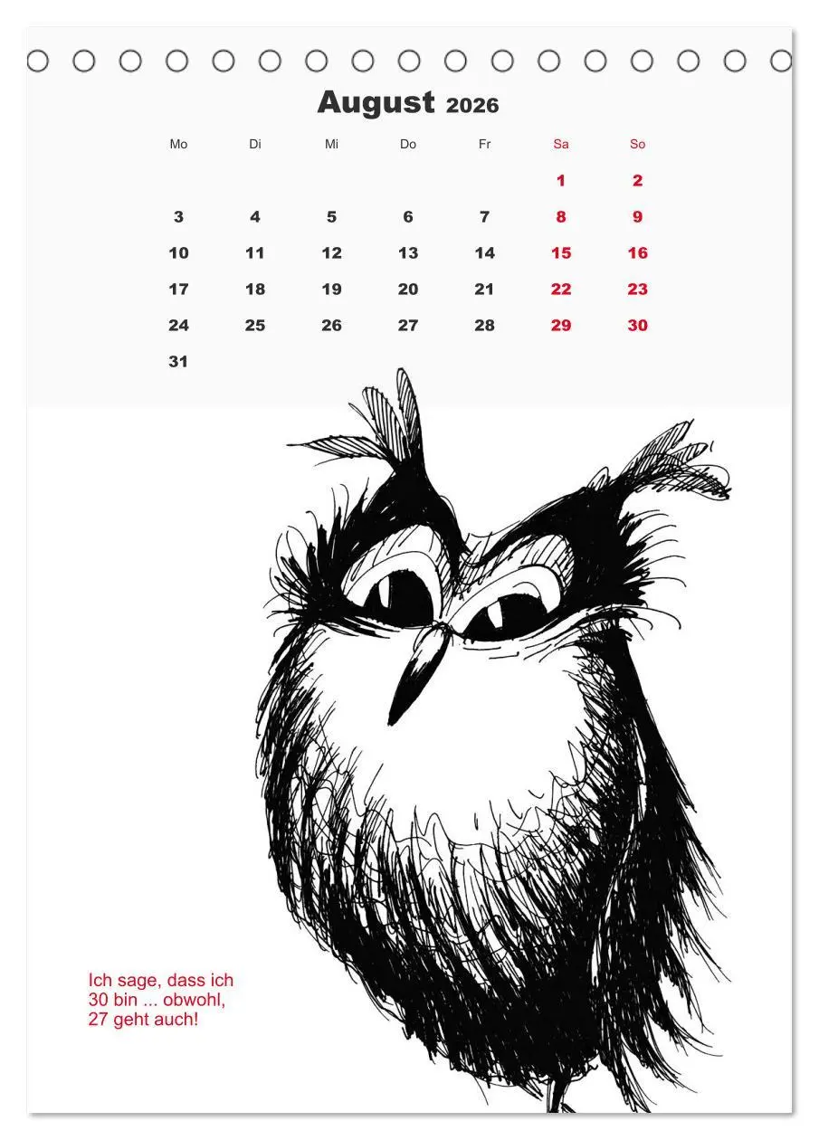 Bild: 9783516370706 | Vor dem Spiegel 2026 (Tischkalender 2026 DIN A5 hoch), CALVENDO...