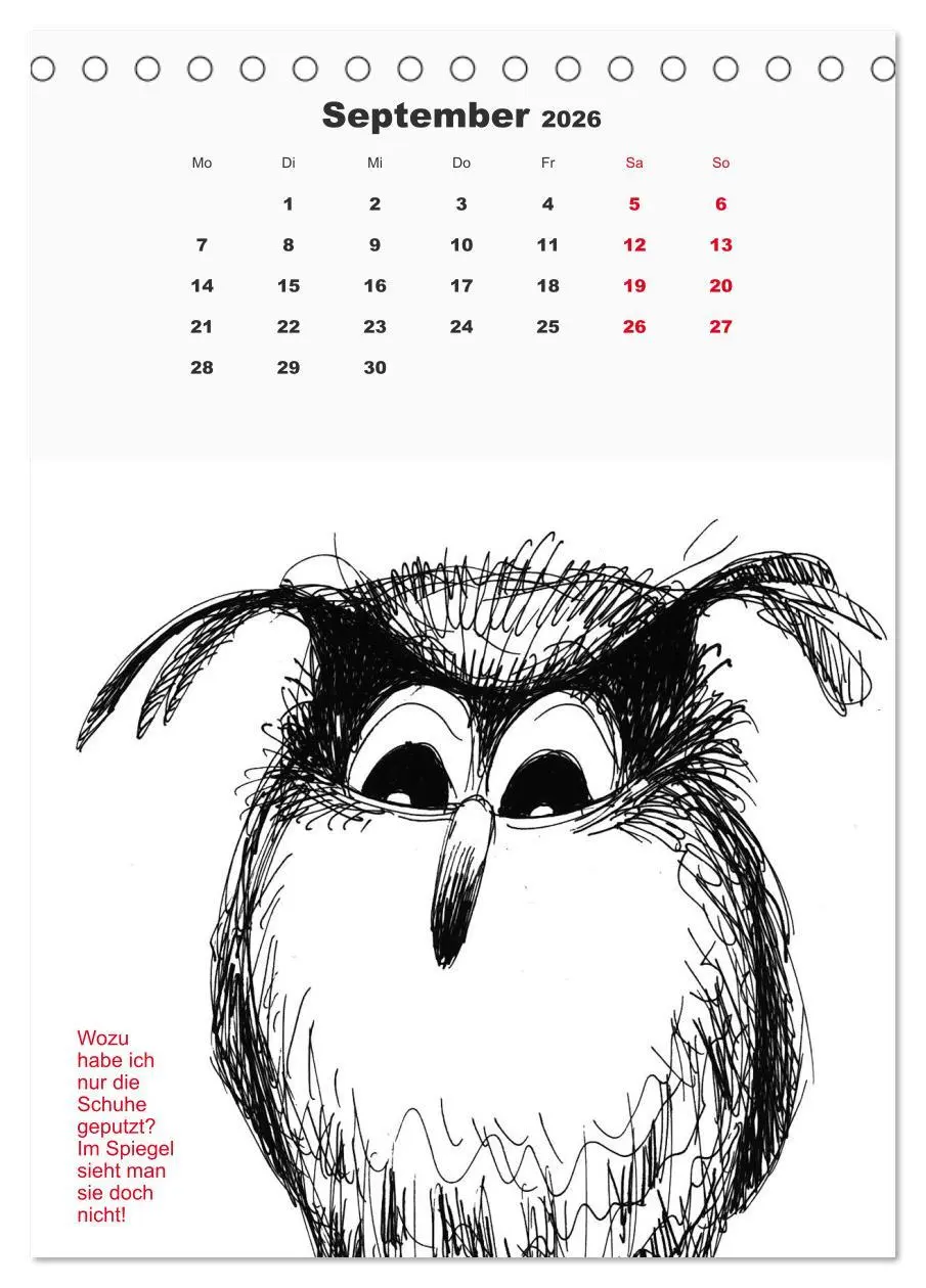 Bild: 9783516370706 | Vor dem Spiegel 2026 (Tischkalender 2026 DIN A5 hoch), CALVENDO...