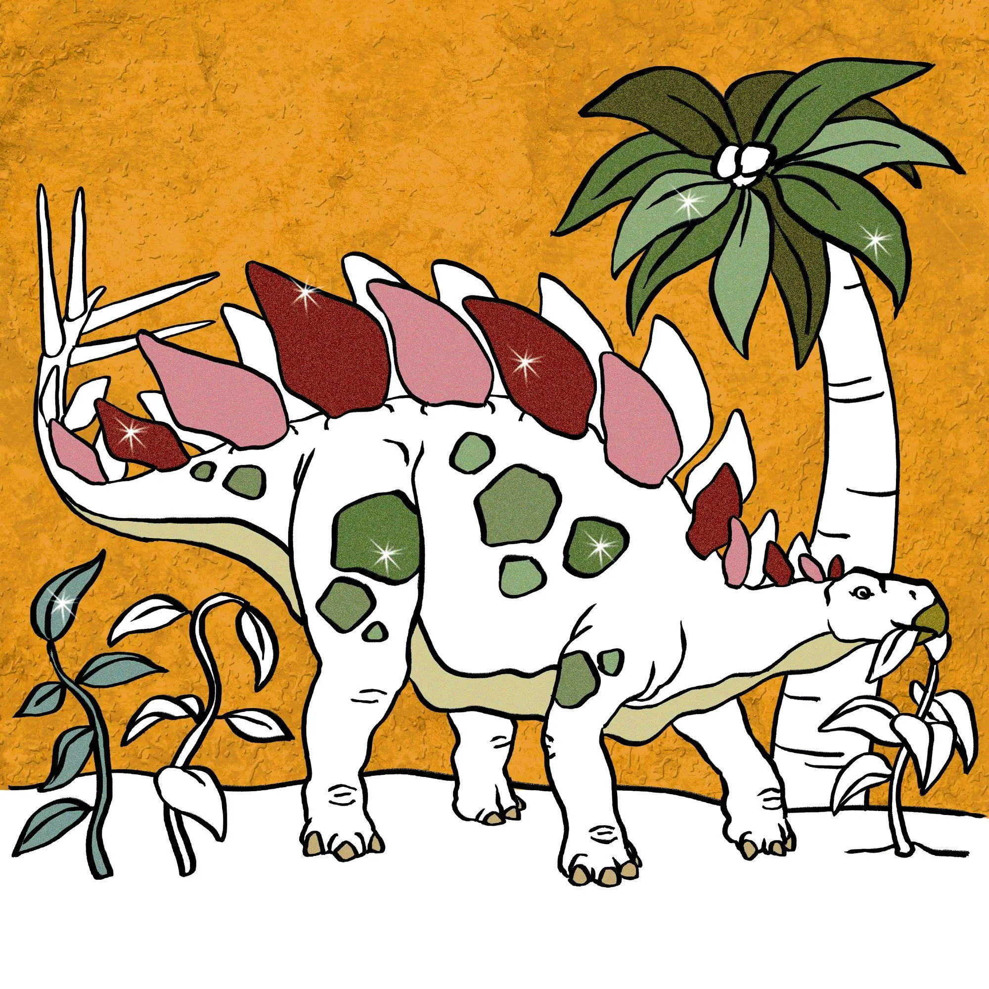 Bild: 9783649650706 | Glitzer-Malblock | Mit 16 bunten Glitzerseiten (T-Rex World) | Frey