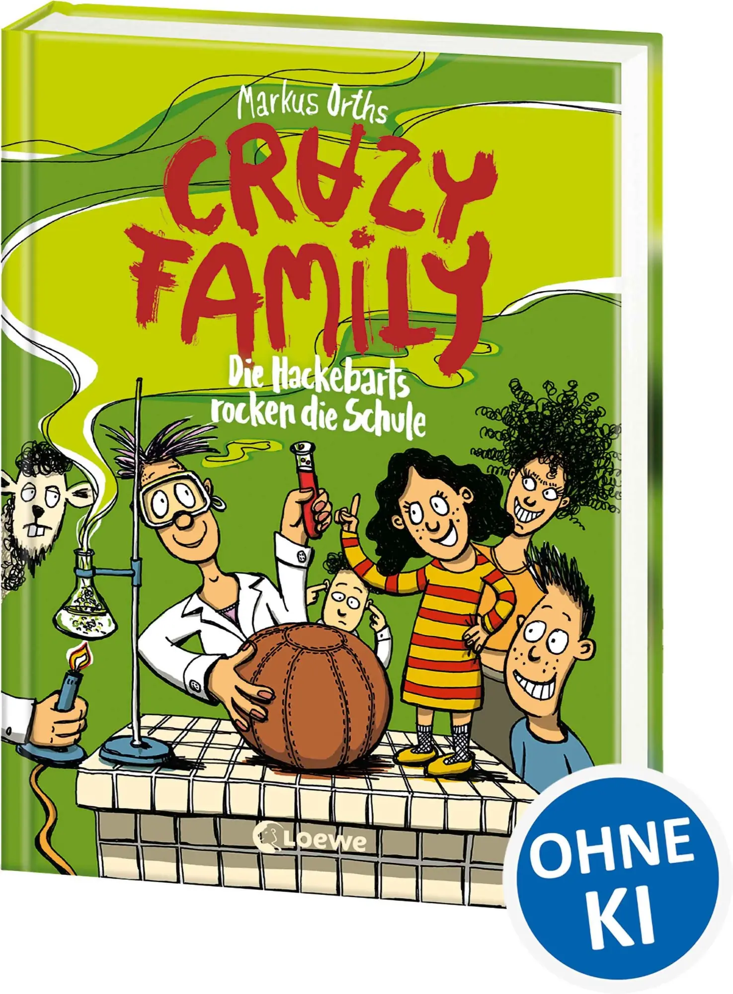 Cover: 9783743220706 | Crazy Family (Band 5) - Die Hackebarts rocken die Schule | Orths