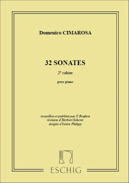 32 Sonates 2e Cahier