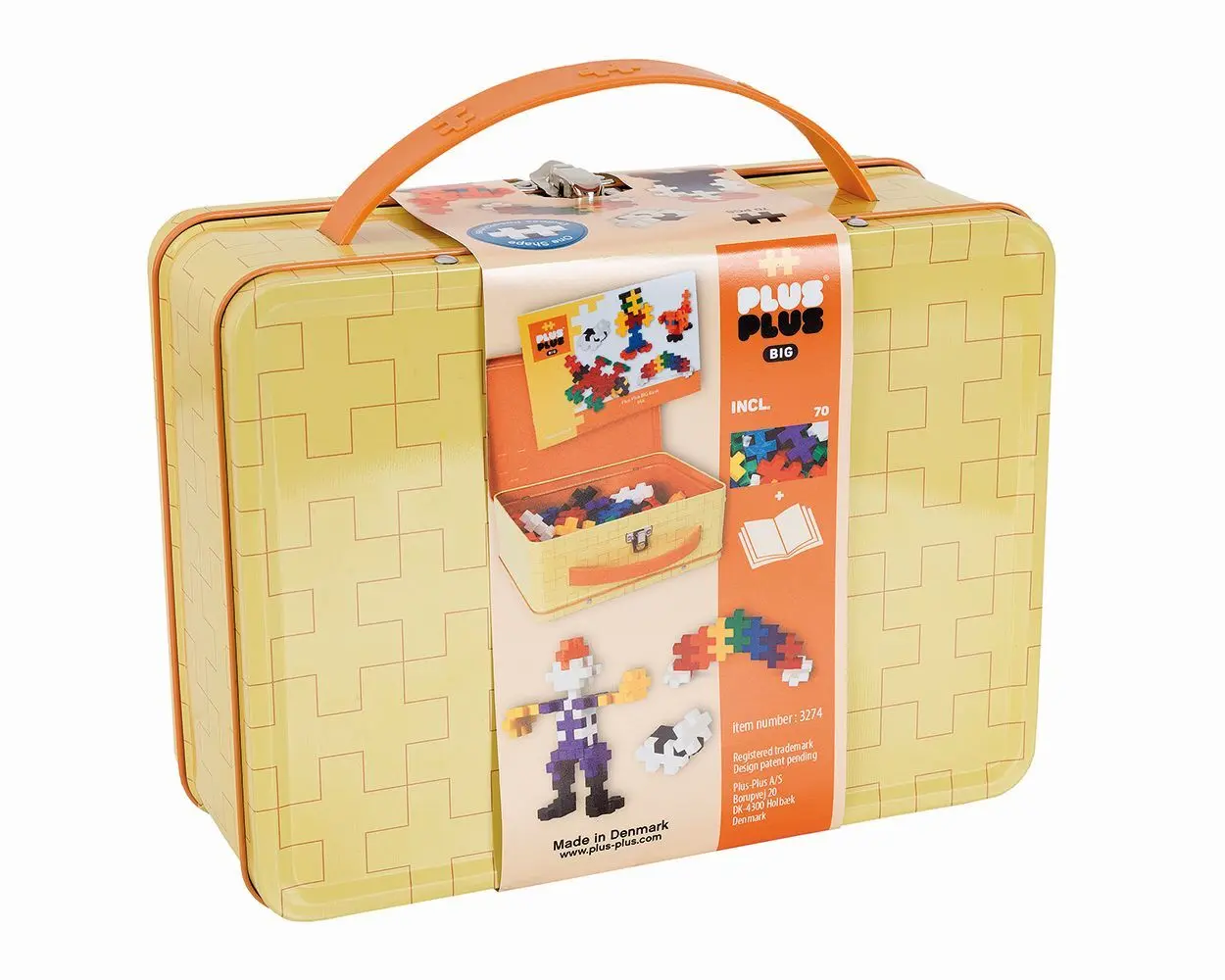 Bild: 5710409200806 | Plus Plus,70 Kreativ Bausteine BIG Metallbox | 9603274 | 2023