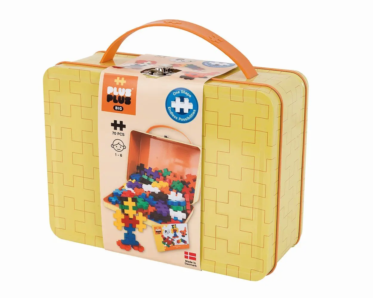 Bild: 5710409200806 | Plus Plus,70 Kreativ Bausteine BIG Metallbox | 9603274 | 2023