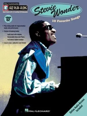 Cover: 9780634090806 | Stevie Wonder - Jazz Play Along Volume 52 Book/Online Audio | Wonder