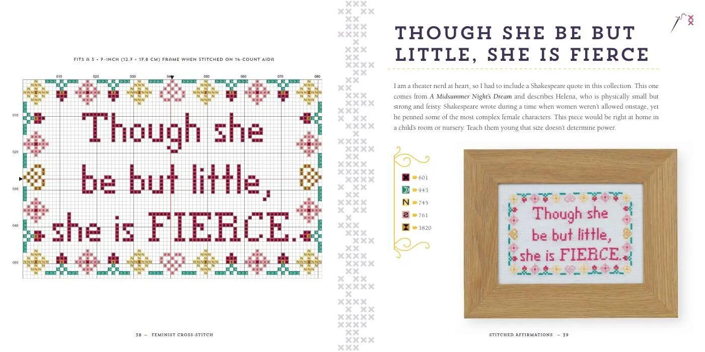 Bild: 9781454710806 | Feminist Cross-Stitch | 40 Bold &amp; Fierce Patterns | Stephanie Rohr