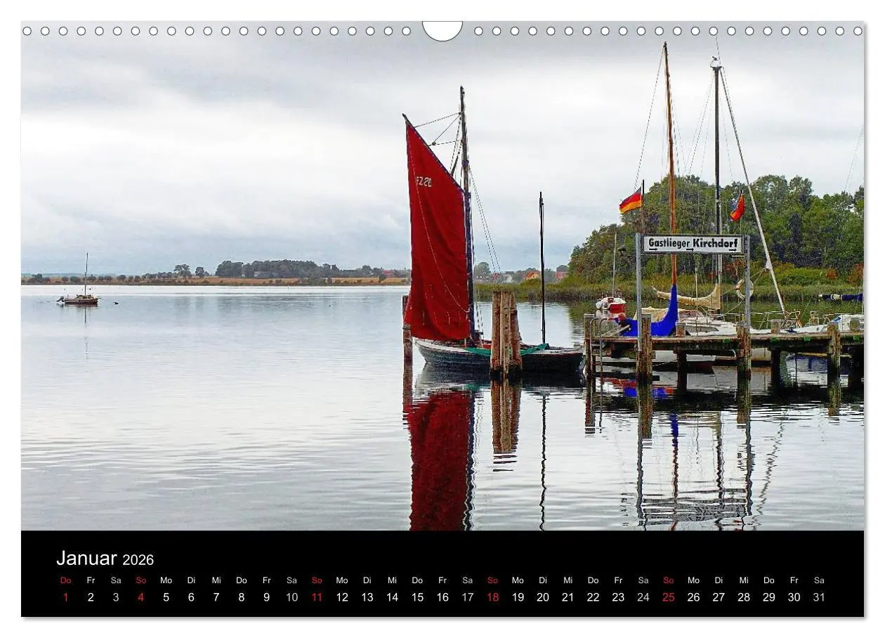 Bild: 9783457960806 | Zeit für... die Insel Poel (Wandkalender 2026 DIN A3 quer),...
