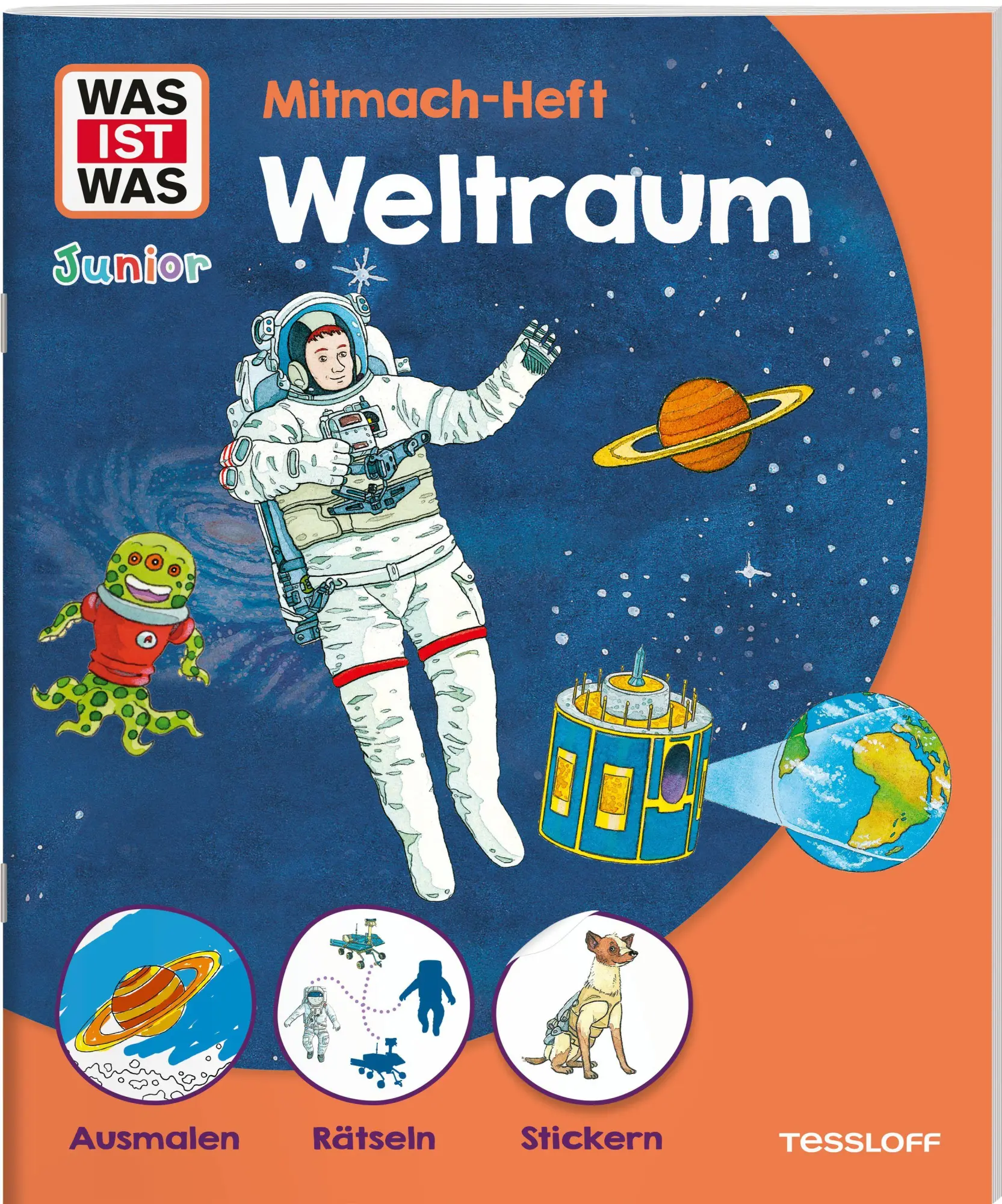 Cover: 9783788620806 | WAS IST WAS Junior Mitmach-Heft Weltraum | Sabine Stauber | Broschüre