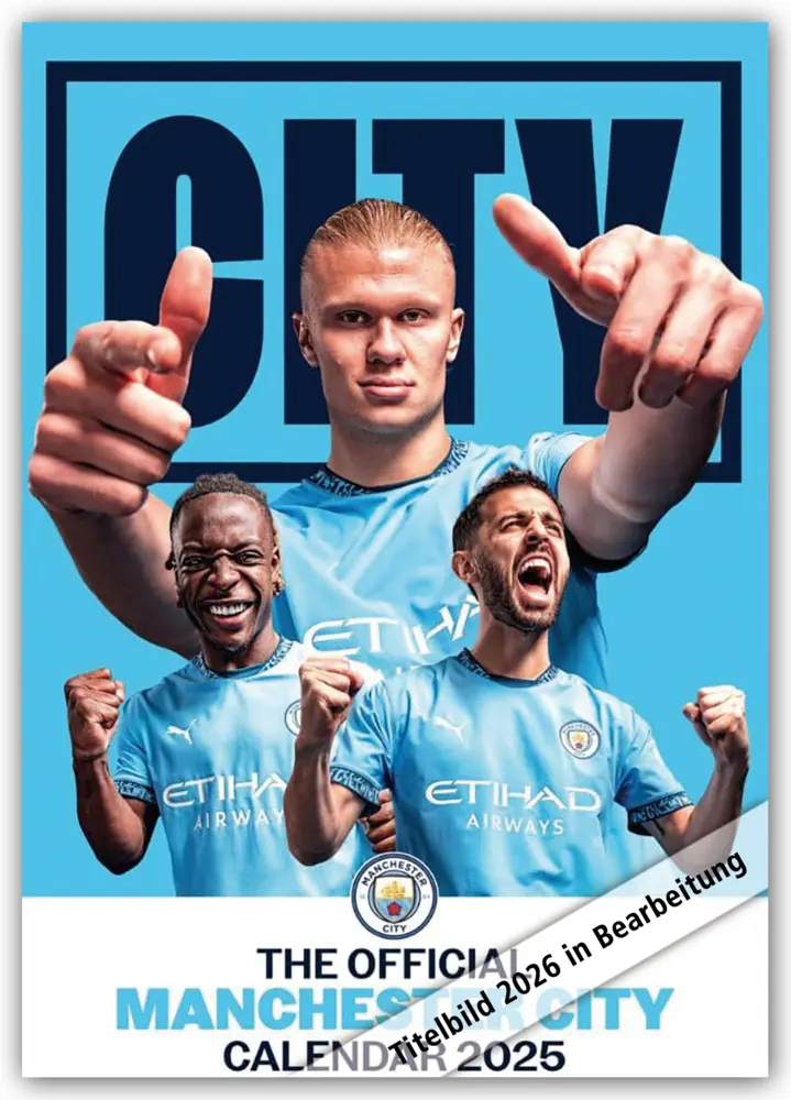 Cover: 9783803530806 | Manchester City FC 2026 - A3-Posterkalender | Kalender | Spiralbindung