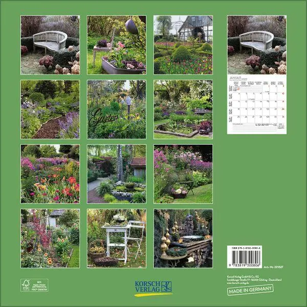 Bild: 9783819300806 | Gartenträume 2027 | Verlag Korsch | Kalender | 13 S. | Deutsch | 2027