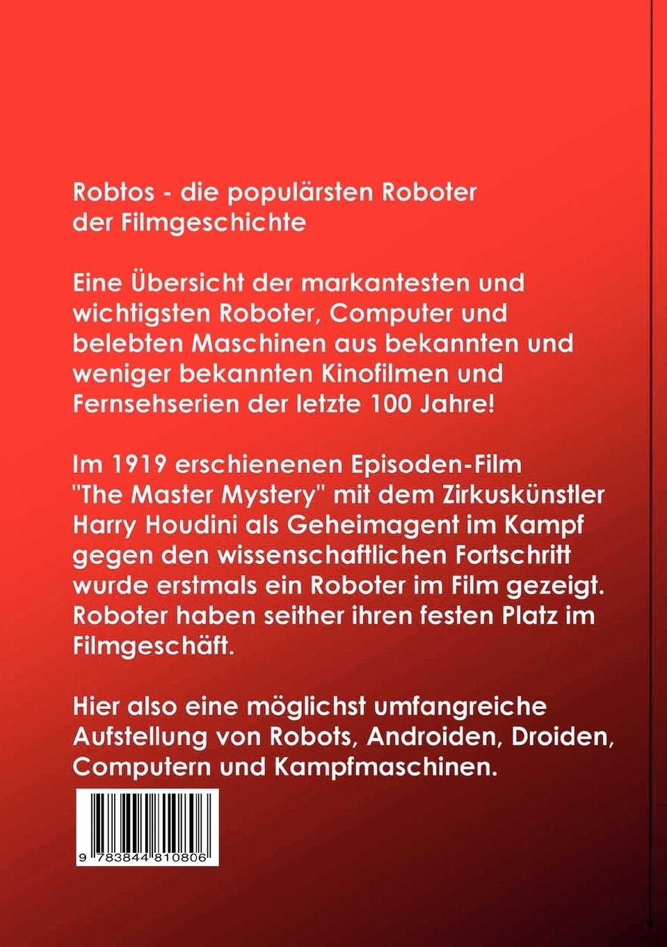 Rückseite: 9783844810806 | Roboter im Film | Norman Hall | Taschenbuch | 64 S. | Deutsch | 2011
