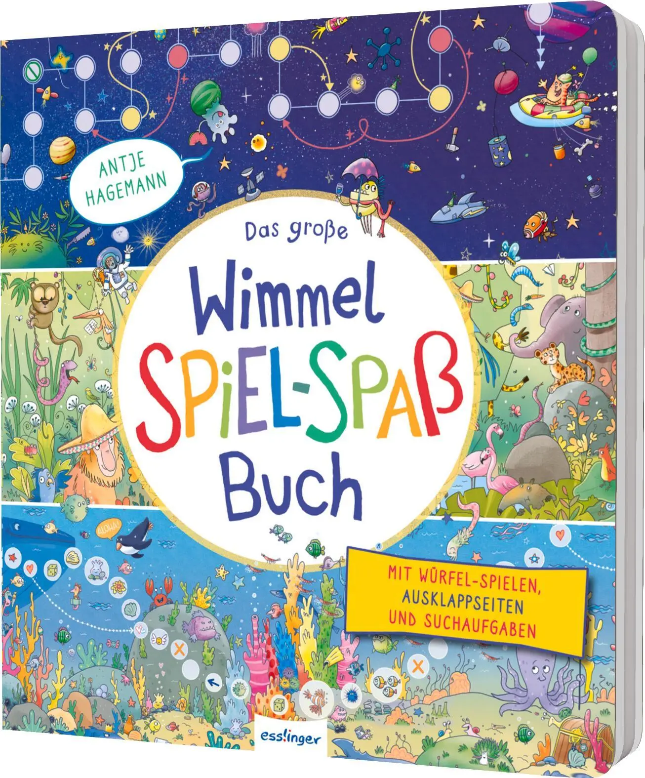 Cover: 9783480240906 | Das große Wimmel-Spiel-Spaß-Buch | Antje Hagemann | Buch | 12 S.