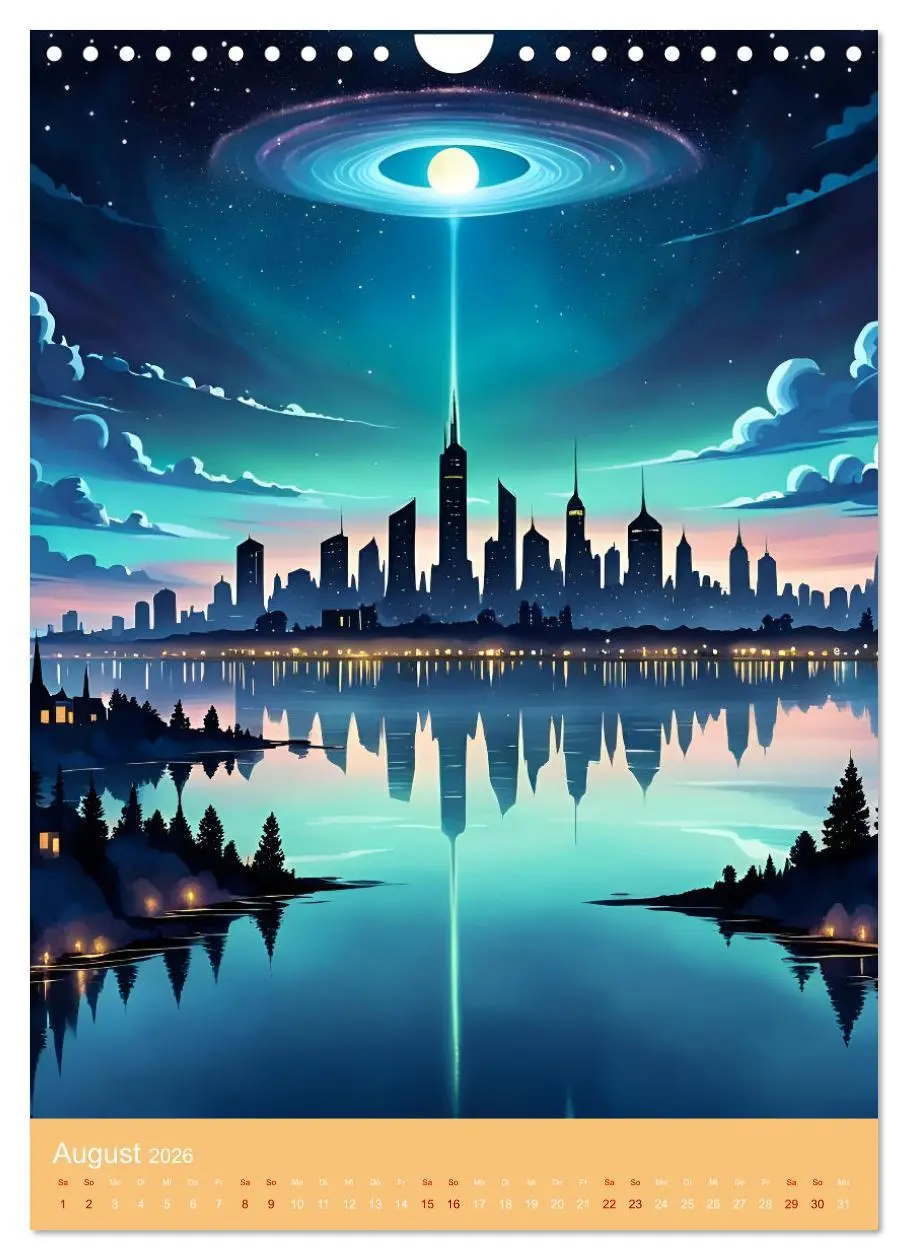 Bild: 9783516280906 | Galaktische Träume (Wandkalender 2026 DIN A4 hoch), CALVENDO...