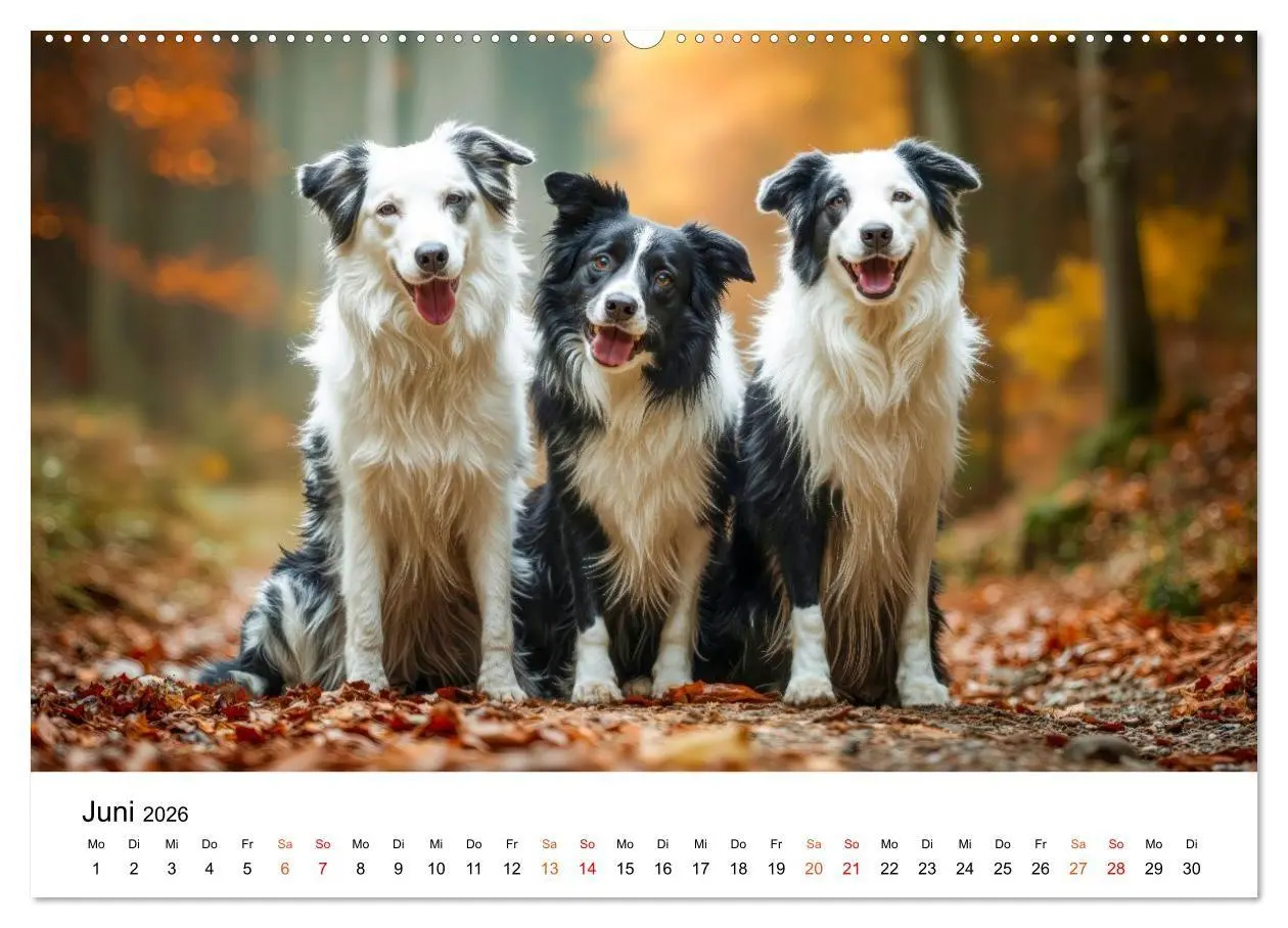 Bild: 9783516730906 | Border Collies Hüteprofis (hochwertiger Premium Wandkalender 2026...