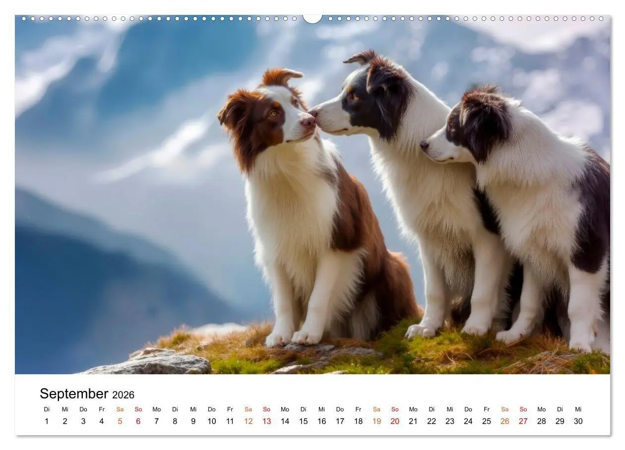 Bild: 9783516730906 | Border Collies Hüteprofis (hochwertiger Premium Wandkalender 2026...