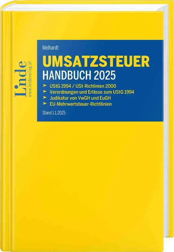 Cover: 9783707350906 | Umsatzsteuer-Handbuch 2025 | Stefan Melhardt | Buch | 1412 S. | 2025