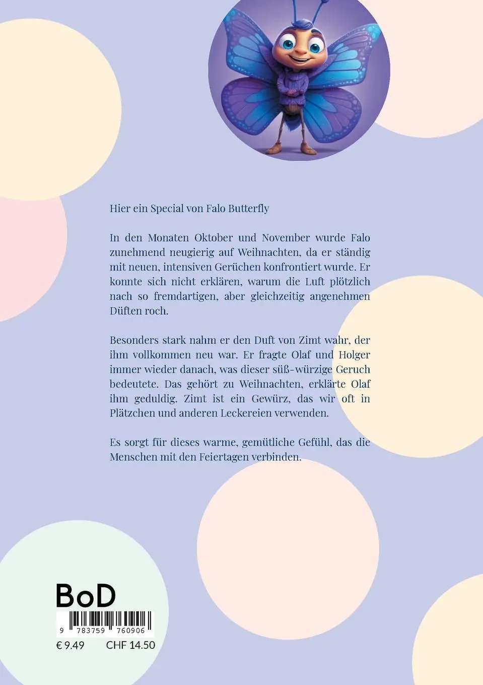 Rückseite: 9783759760906 | Falo Butterfly | Special, Sein erstes Weihnachten | Grölz (u. a.)